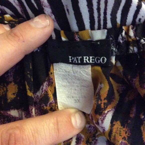 @nwisdom07 Pat Rego Printed Blouse PLUS SIZE 3X - Picture 4 of 4